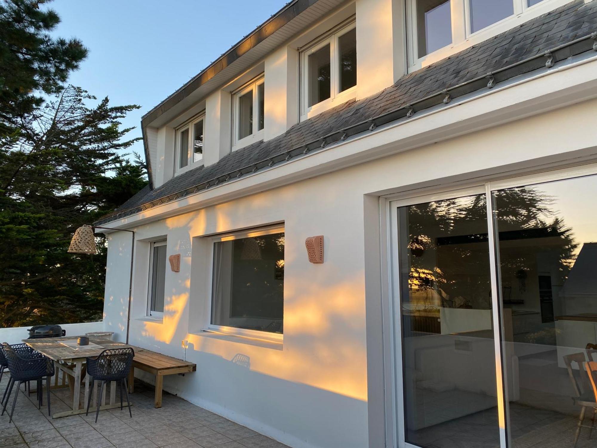 Villa Vieilles Vignes Vue Mer Billiers Kültér fotó