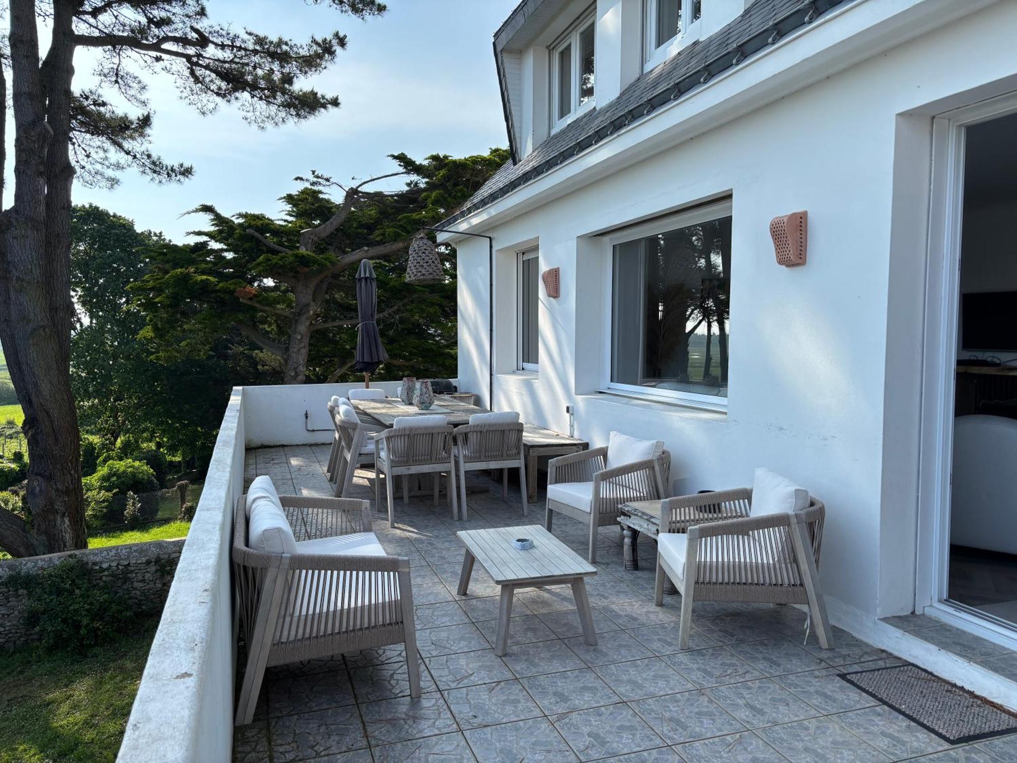 Villa Vieilles Vignes Vue Mer Billiers Kültér fotó